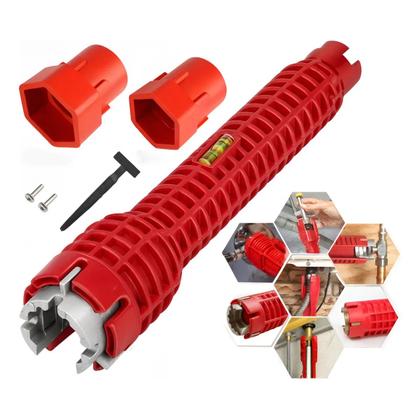 Imagem de Kit 3 Chaves Hidráulica Bombeiro Instalador Pia Torneiro Lavatório Boca 21 a 40mm Multifuncional