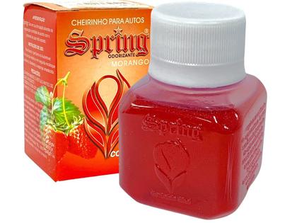 Imagem de Kit 3 Cheirinho Para Carro Autos Spring Odorizante Fragrância Morango 42ML
