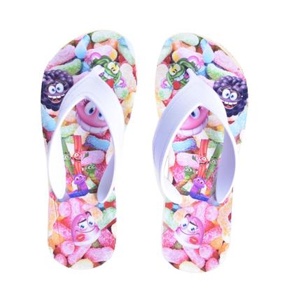 Imagem de kit 3 Chinelos Feminino Infantil Meninas Personagens Minnie Unicornio Fini