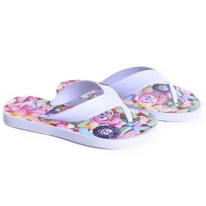 Imagem de kit 3 Chinelos Feminino Infantil Meninas Personagens Minnie Unicornio Fini