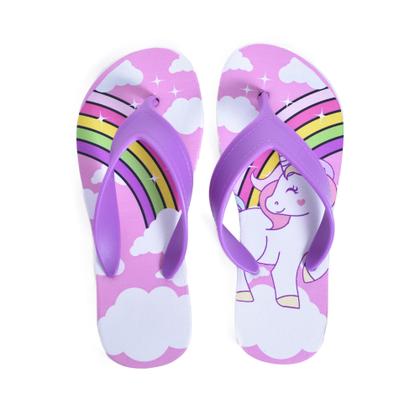 Imagem de kit 3 Chinelos Feminino Infantil Meninas Personagens Minnie Unicornio Fini