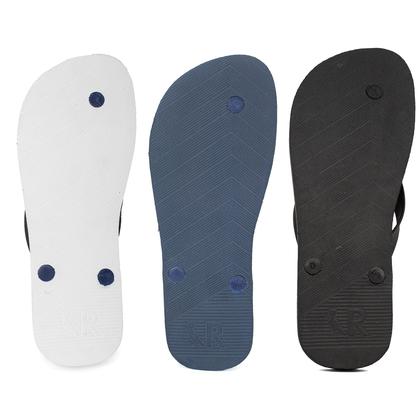 Imagem de Kit 3 Chinelos Reserva RSV Go Trancoso Borracha Confortável Clássico 750040396