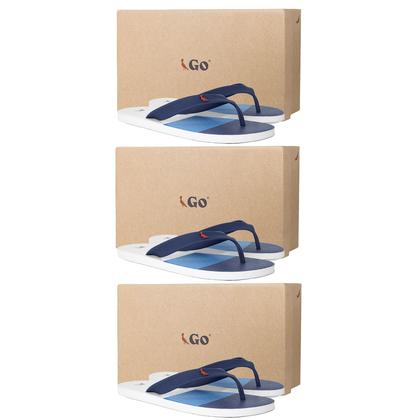 Imagem de Kit 3 Chinelos Reserva RSV Go Trancoso Borracha Confortável Clássico