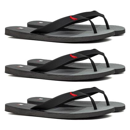 Imagem de Kit 3 Chinelos Reserva RSV Go Trancoso Borracha Confortável Clássico