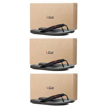 Imagem de Kit 3 Chinelos Reserva RSV Go Trancoso Borracha Confortável Clássico