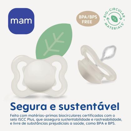 Imagem de Kit 3 Chupetas Mam Day & Night Brilham No Escuro 6m+ Neutras