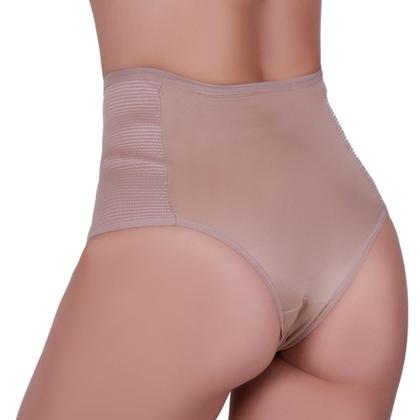 Imagem de Kit 3 Cinta de Compressão Calcinha Modeladora Cós Alto Poliamida - c12 KIT 3 OLGA