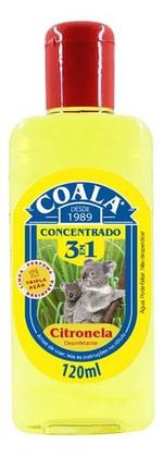 Imagem de Kit 3 Coala Desinfetante Concentrado 3 em 1 - Limpa Perfuma e Desinfeta - Citronela 120ML
