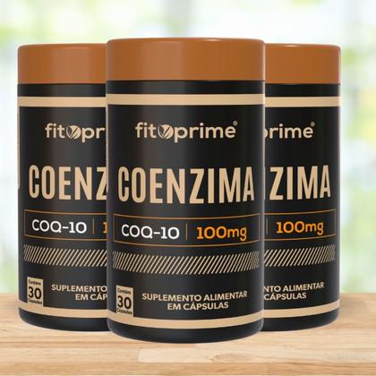 Imagem de Kit 3 Coenzima Q10 30 cápsulas 100mg Fitoprime