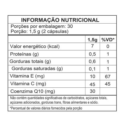 Imagem de Kit 3 Coenzima Q10 Com Colágeno Vitaminas C e E 60 Cápsulas Fitoprime