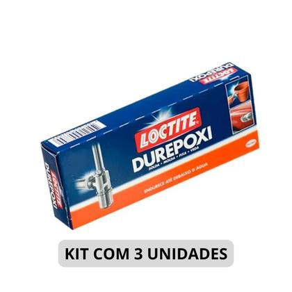 Imagem de Kit 3 cola durepox massa 100g