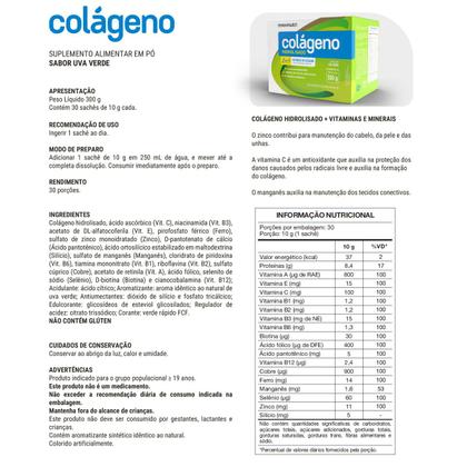 Imagem de Kit 3 Colágeno Hidrolisado 30 saches Uva Verde Maxinutri