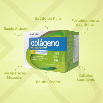 Imagem de Kit 3 Colágeno Hidrolisado 30 saches Uva Verde Maxinutri