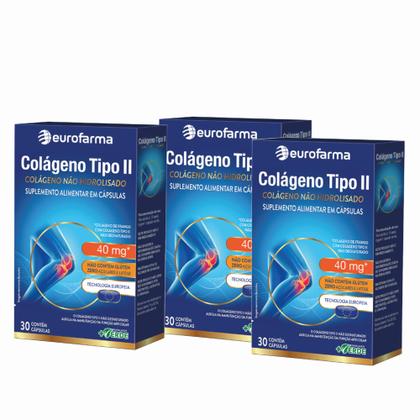 Imagem de kit 3 Colágeno Tipo 2 Original com 30 caps - Eurofarma