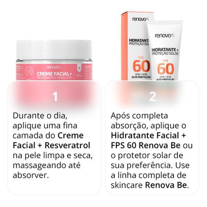 Imagem de Kit 3 Colágenos Renova Be Verisol Com Biotina + Creme Facial