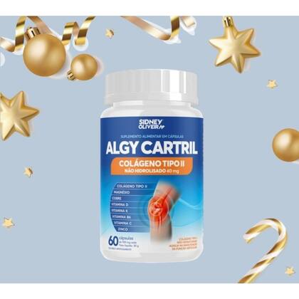 Kit 3 Colágenos Tipo II Não Hidrolisado 40 mg + Vitaminas Algy Cartril ...
