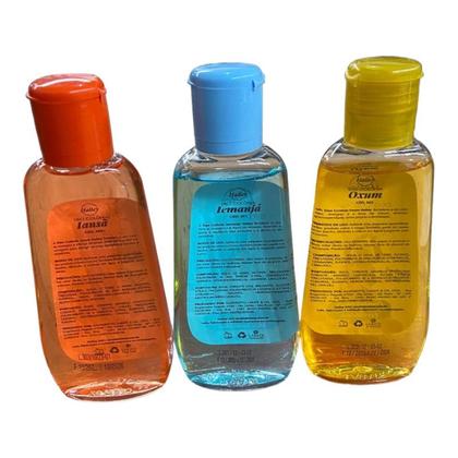 Imagem de Kit 3 Colônia Iemanjá Iansã Oxum Halley 100ml- Escolha Orixá