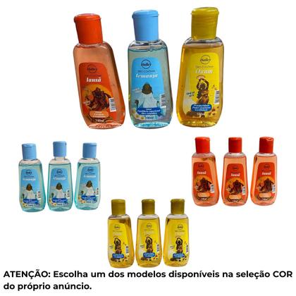 Imagem de Kit 3 Colônia Iemanjá Iansã Oxum Halley 100ml- Escolha Orixá