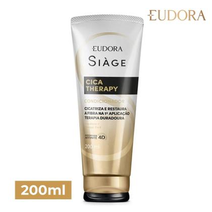 Imagem de Kit 3 Condicionador Reconstrução Reparação Cica Therapy Restauração Capilar 200ml Eudora Siàge