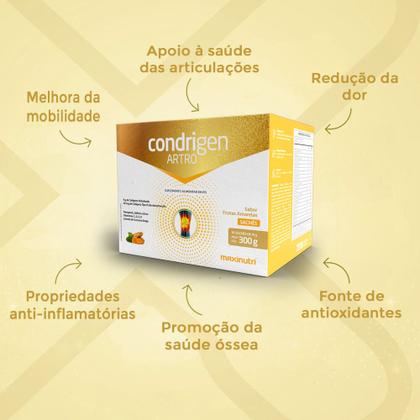 Imagem de Kit 3 Condrigen Artro Colágeno Tipo 1 e 2 Frutas Amarelas 30 Sachês Maxinutri