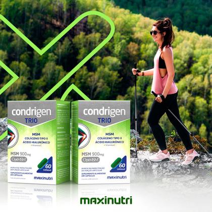 Imagem de Kit 3 Condrigen Trio MSM Colágeno Tipo 2 HA e Vit.C 60 Caps