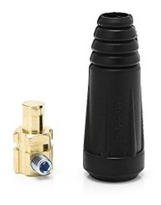 Imagem de Kit 3 Conector Engate Rápido para Inversora de Solda 13mm Macho Para Cabo