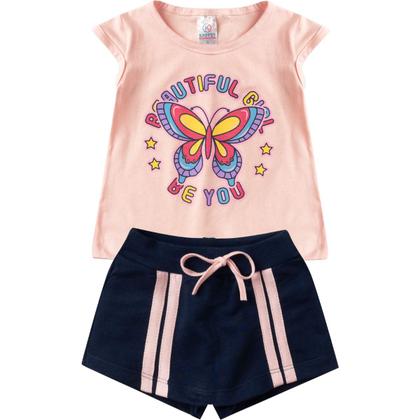 Imagem de Kit 3 Conjunto Infantil Calor Juvenil Feminino Atacado Top