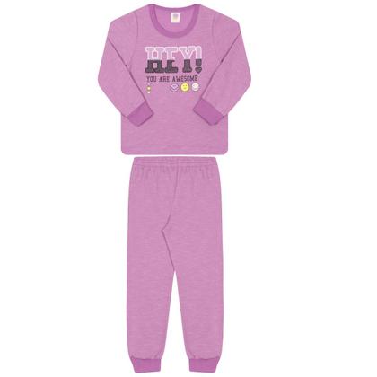 Imagem de Kit 3 Conjunto Moletom Infantil Feminino Flanelado e Quentinho de Frio