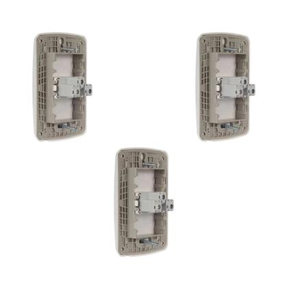 Imagem de Kit 3 Conjunto Montado Tomada 2P+T 10A 250V Pb S3B60340 Branco Miluz Schneider