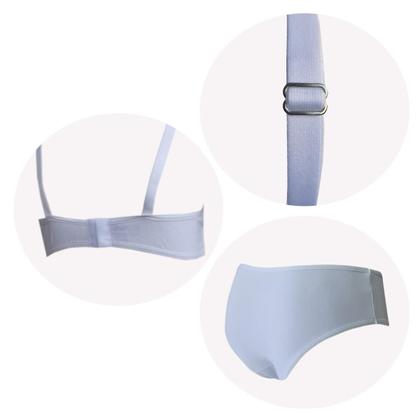 Imagem de Kit 3 Conjunto Sutiã e Calcinha Menina Infantil Algodão