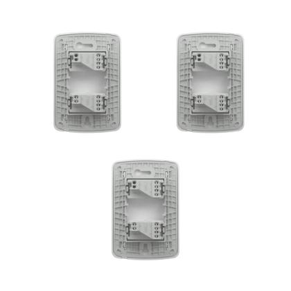 Imagem de Kit 3 Conjuntos Montados 1 Interruptor Simples E 1 Paralelo S3B62090 Branco Miluz Schneider