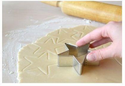 Imagem de Kit 3 Cortadores Modelador De Massa Inox Formato Estrela