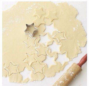 Imagem de Kit 3 Cortadores Modelador De Massa Inox Formato Estrela