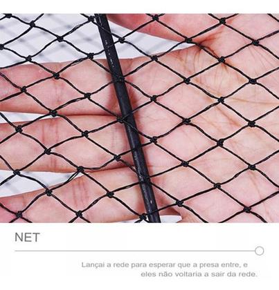 Imagem de Kit 3 Covo Com Mola Armadilha Pesca Peixe 80cm