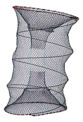 Imagem de Kit 3 Covo Com Mola Armadilha Pesca Peixe 80cm