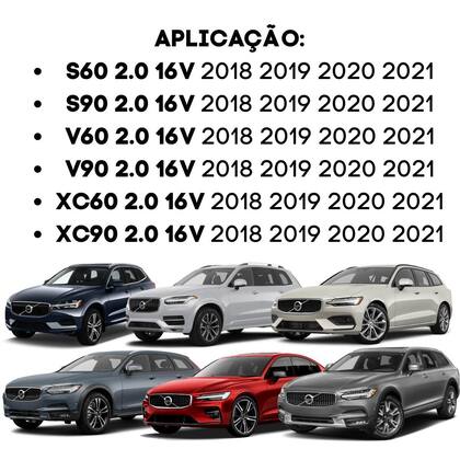 Imagem de Kit 3 coxim motor cambio volvo xc60 xc90 s60 s90 v60 v90 2.0 16v 2018/2021