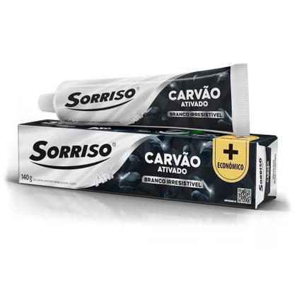 Imagem de kit 3 Creme Dental Sorriso Carvão 140g