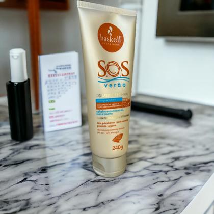 Imagem de Kit 3 Creme Pré e Pós-Sol Haskell S.O.S Verão 240g Proteção Solar