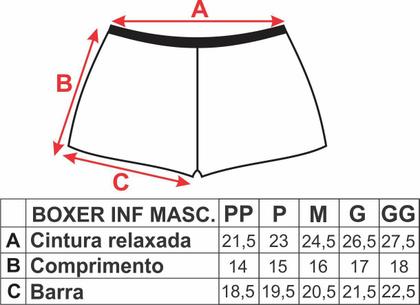 Imagem de Kit 3 Cueca Box Boxer Infantil Estampada Cotton Algodão