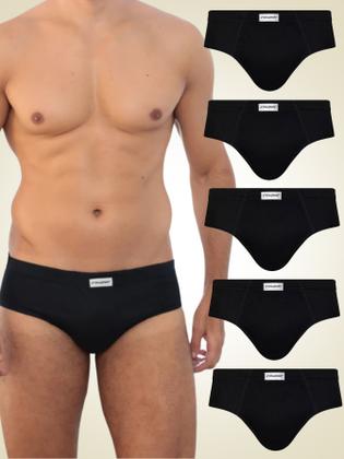 Imagem de Kit 3 Cueca Slip Rouper Algodão Básica Dia-a-Dia