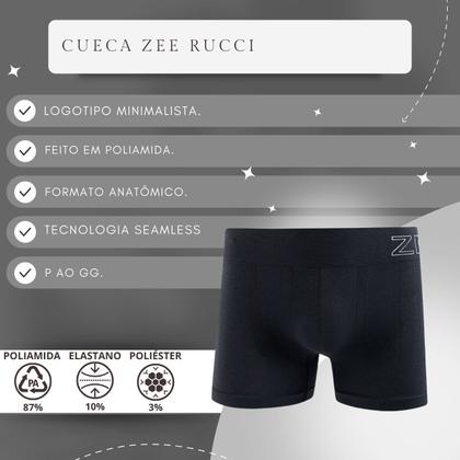 Imagem de Kit 3 Cuecas Boxer Masculina Zee Rucci Microfibra Poliamida Seamless