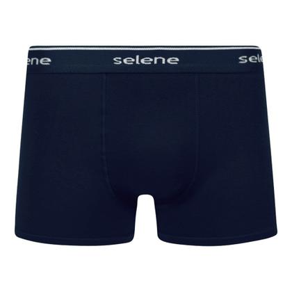 Imagem de Kit 3 Cuecas Boxer Selene Algodão Plus Size Masculina
