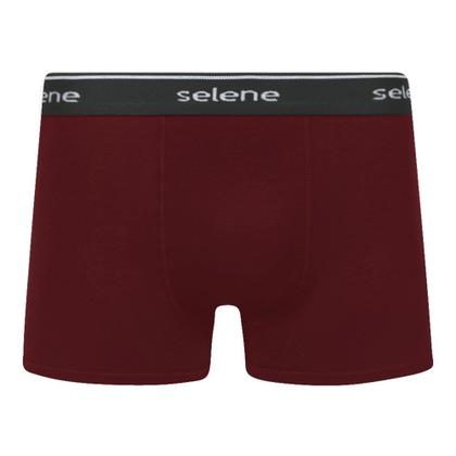 Imagem de Kit 3 Cuecas Boxer Selene Algodão Plus Size Masculina