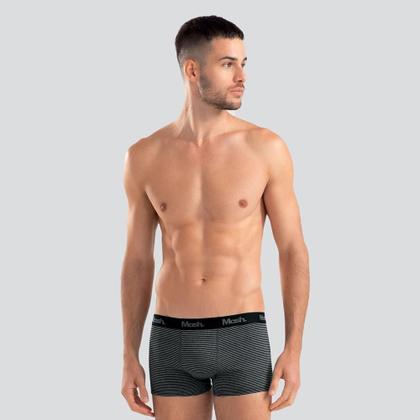Imagem de Kit 3 Cuecas Mash Boxer Cotton Listras