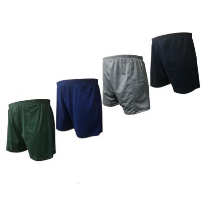 Imagem de Kit 3 cuecas plus size samba-canção malha 100% algodão extra grande