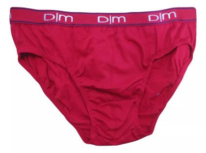Imagem de kit 3 Cuecas Slip Algodao Elastico Aparente Dom Marco 6065