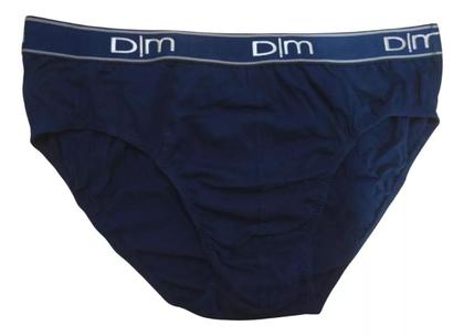Imagem de kit 3 Cuecas Slip Algodao Elastico Aparente Dom Marco 6065