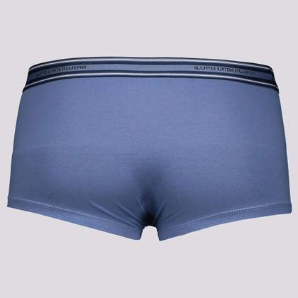 Imagem de Kit 3 Cuecas Sunga Lupo Basic Algodão com Elastano Azul