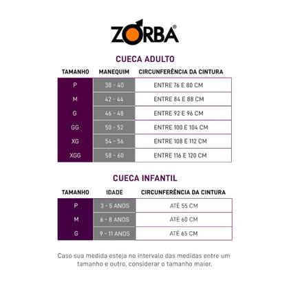 Imagem de Kit 3 Cuecas Zorba Boxer Side sem Costura Microfibra 839 Marinho - GG