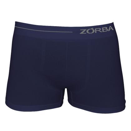 Imagem de Kit 3 Cuecas Zorba Boxer Side sem Costura Microfibra 839 Marinho - GG